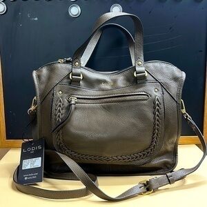 New Lodis Satchel 100% Genuine Leather B02